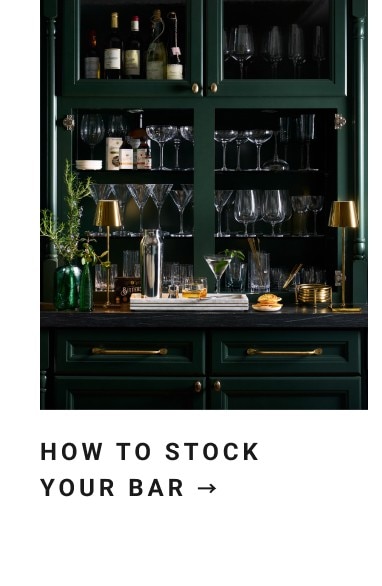 How to Stock Your Bar